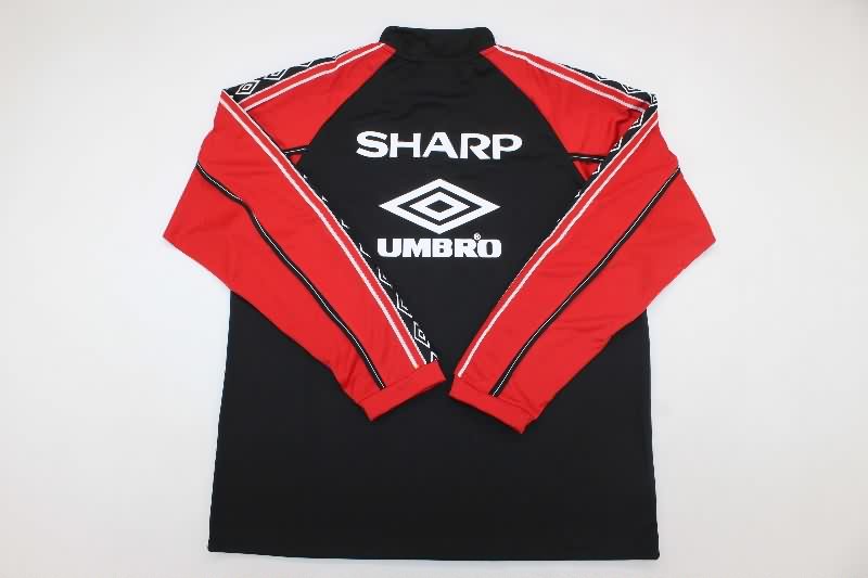 AAA(Thailand) Manchester United 1998/99 Black Soccer Sweater