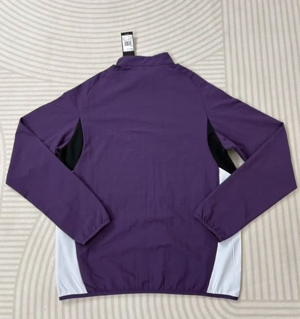 AAA(Thailand) Manchester United 25/26 Purple Soccer Windbreaker