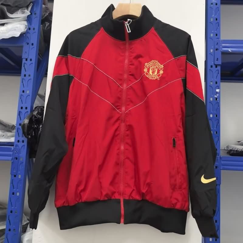 AAA(Thailand) Manchester United 25/26 Red Soccer Windbreaker