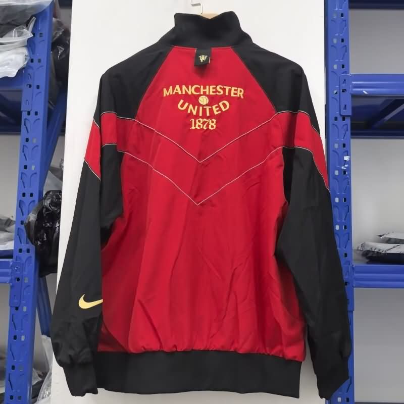 AAA(Thailand) Manchester United 25/26 Red Soccer Windbreaker