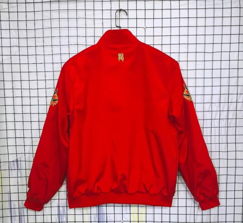 AAA(Thailand) Manchester United 25/26 Red Soccer Windbreaker 03