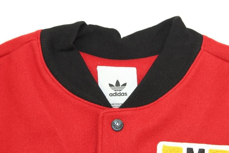 AAA(Thailand) Manchester United 25/26 Red Baseball Jacket