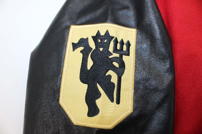 AAA(Thailand) Manchester United 25/26 Red Baseball Jacket