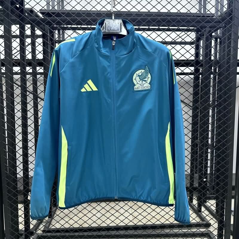 AAA(Thailand) Mexico 2025 Green Soccer Windbreaker 02