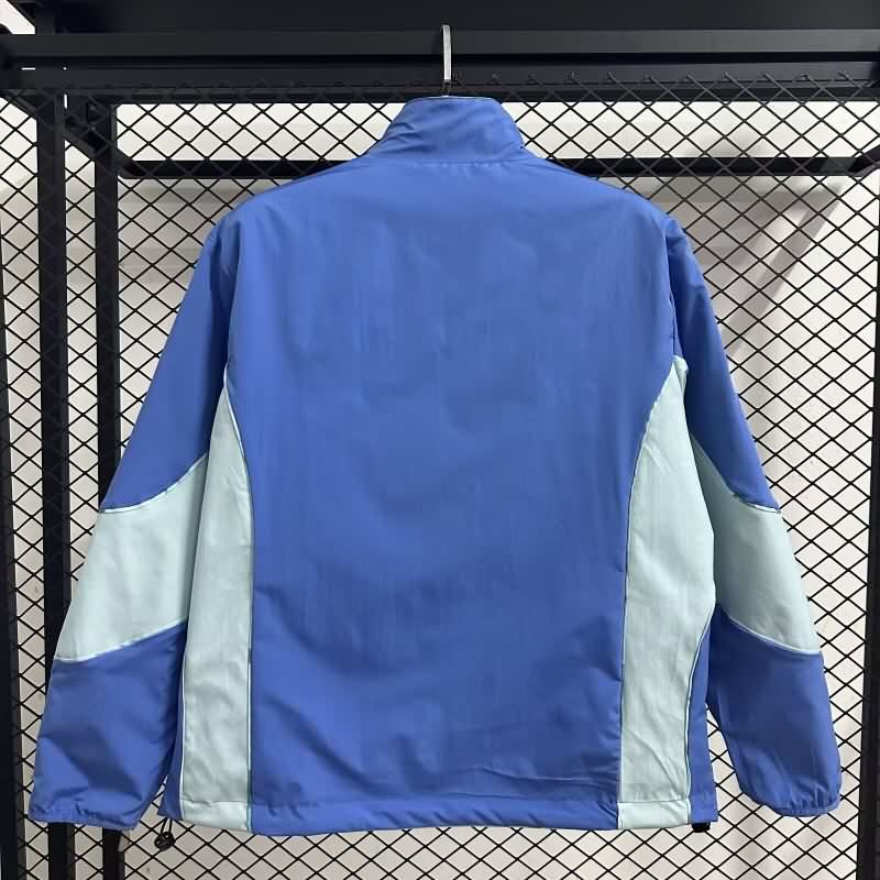 AAA(Thailand) Monterrey 25/26 Blue White Reversible Soccer Windbreaker