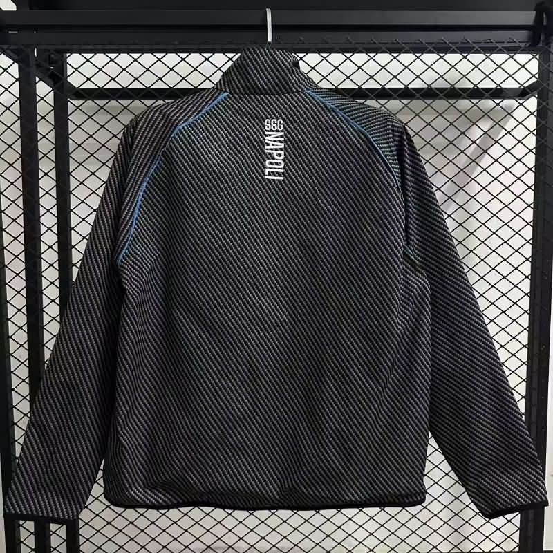 AAA(Thailand) Napoli 25/26 Black Soccer Windbreaker