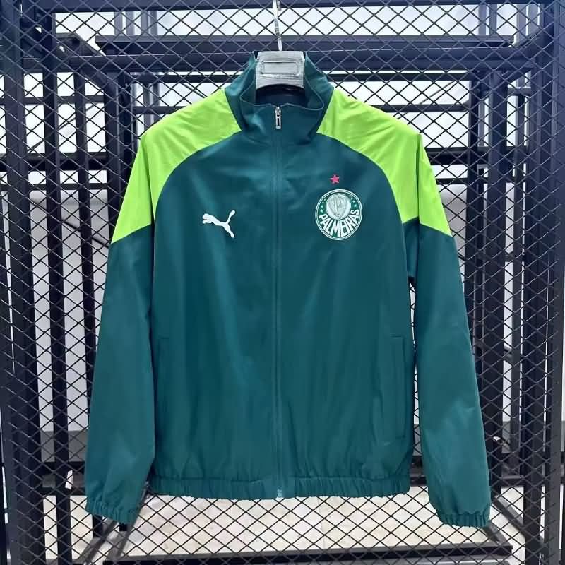 AAA(Thailand) Palmeiras 2025 Green Soccer Windbreaker