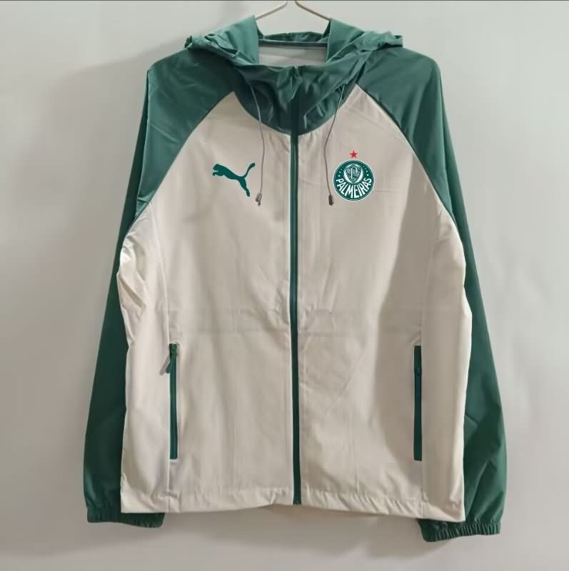 AAA(Thailand) Palmeiras 2025 Grey Soccer Windbreaker