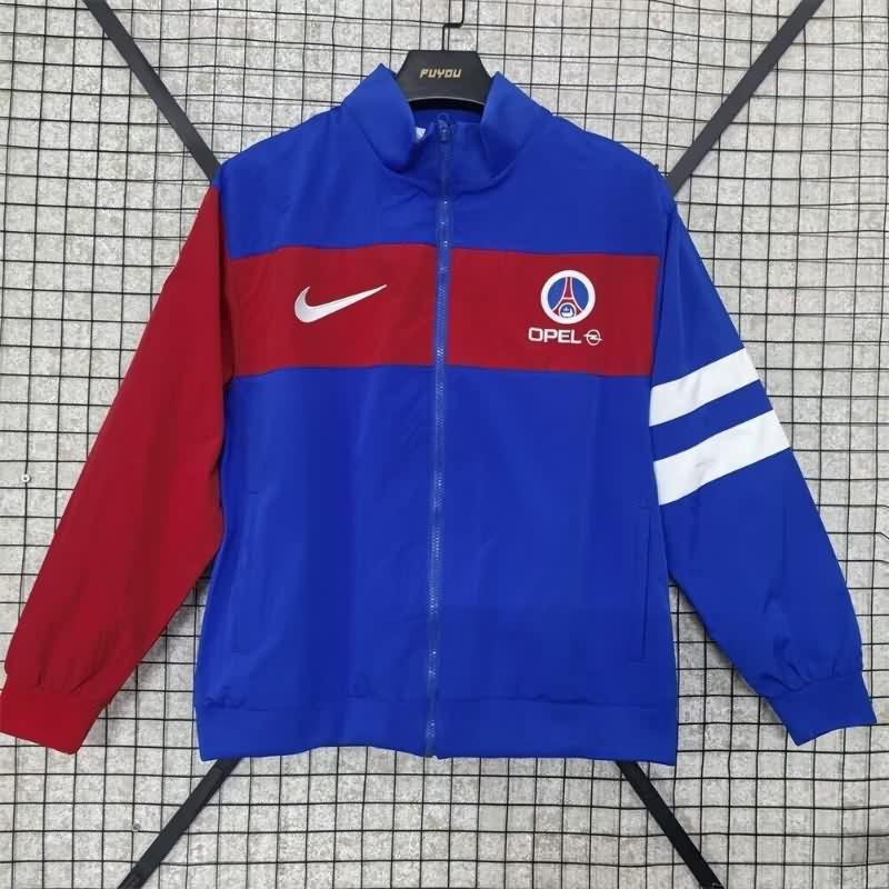 AAA(Thailand) Paris St German 25/26 Blue Soccer Windbreaker 02