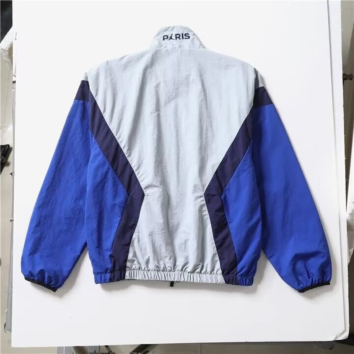 AAA(Thailand) Paris St German 25/26 Grey Blue Soccer Windbreaker