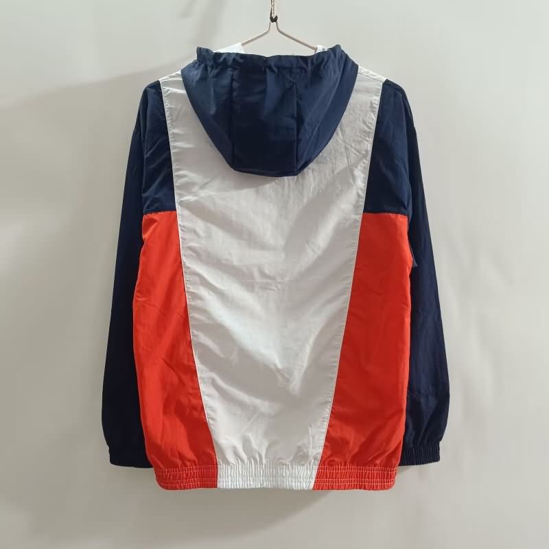 AAA(Thailand) Paris St German 25/26 White Soccer Windbreaker