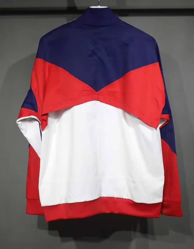 AAA(Thailand) Paris St German 25/26 White Soccer Windbreaker 02