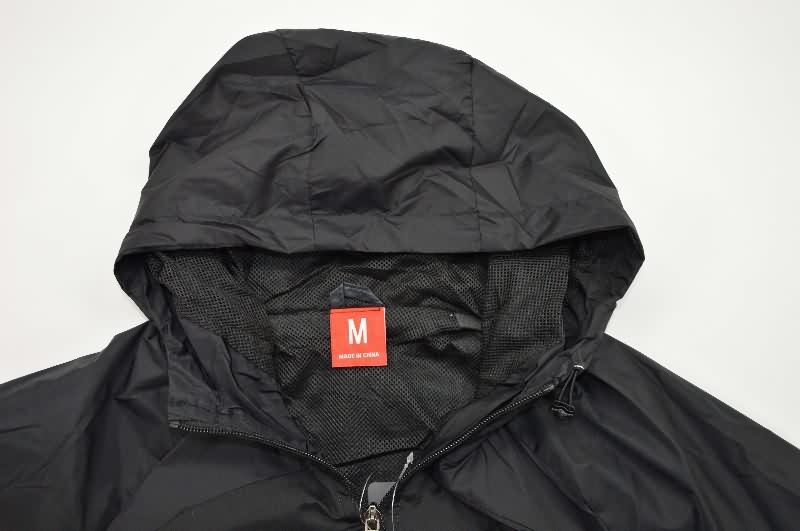 AAA(Thailand) Porto 25/26 Black Soccer Windbreaker