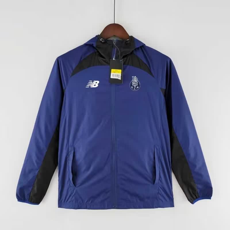 AAA(Thailand) Porto 25/26 Dark Blue Soccer Windbreaker
