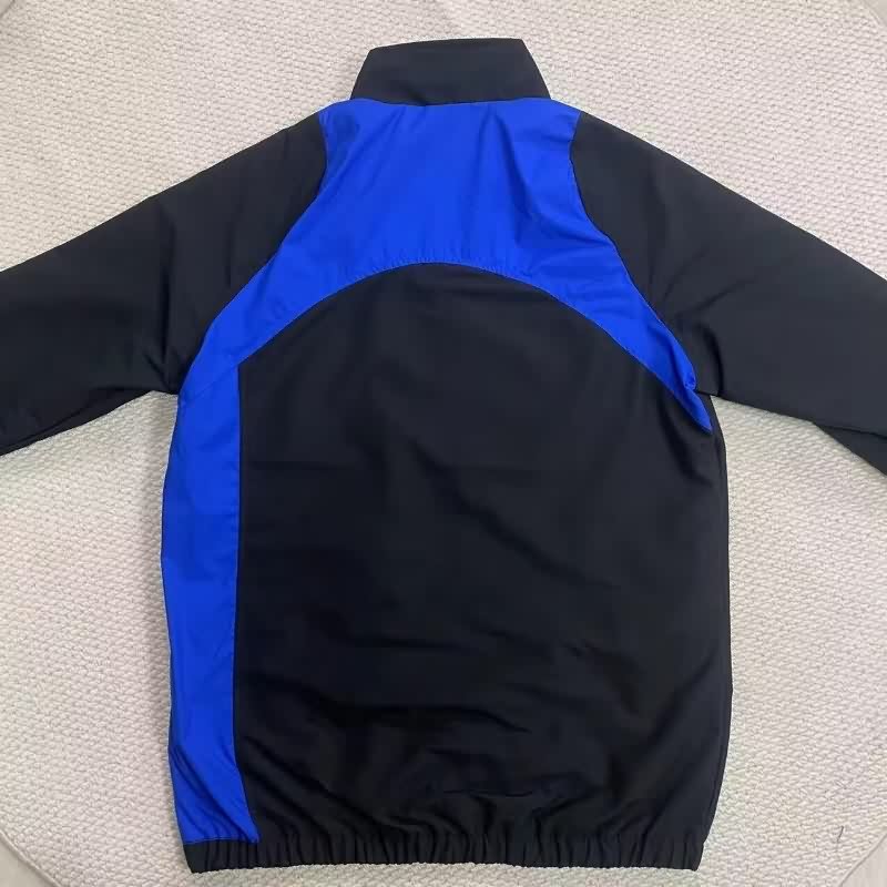 AAA(Thailand) Portugal 2025 Black Soccer Windbreaker