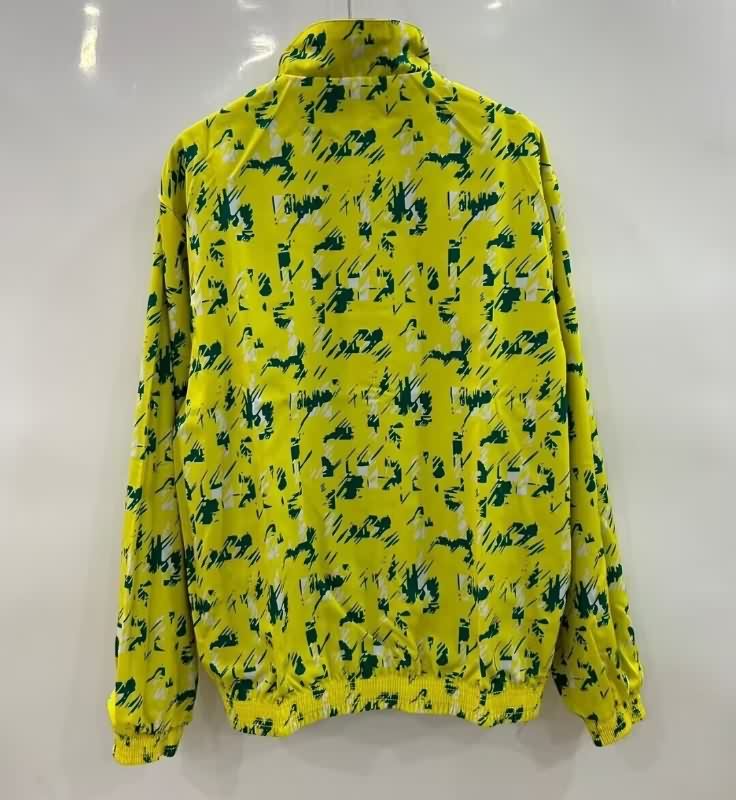 AAA(Thailand) Real Betis 25/26 Green Yellow Reversible Soccer Windbreaker