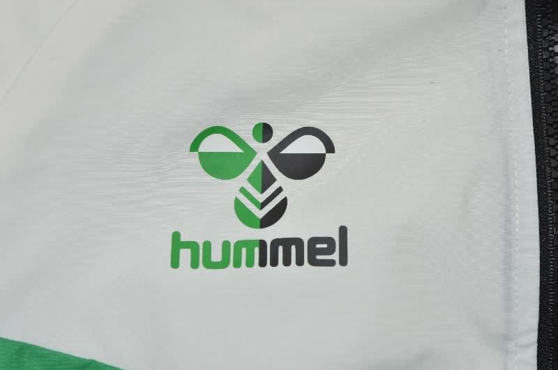 AAA(Thailand) Real Betis 25/26 White Black Soccer Windbreaker