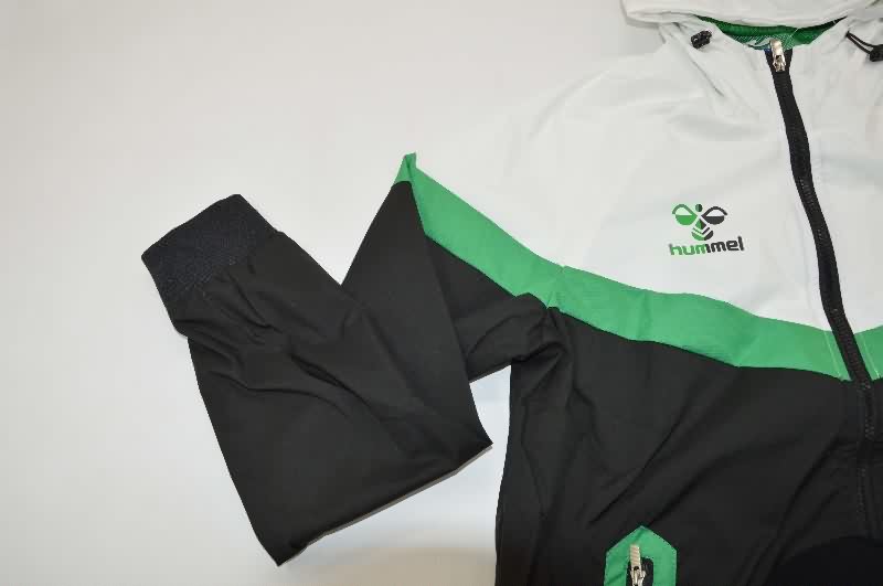 AAA(Thailand) Real Betis 25/26 White Black Soccer Windbreaker