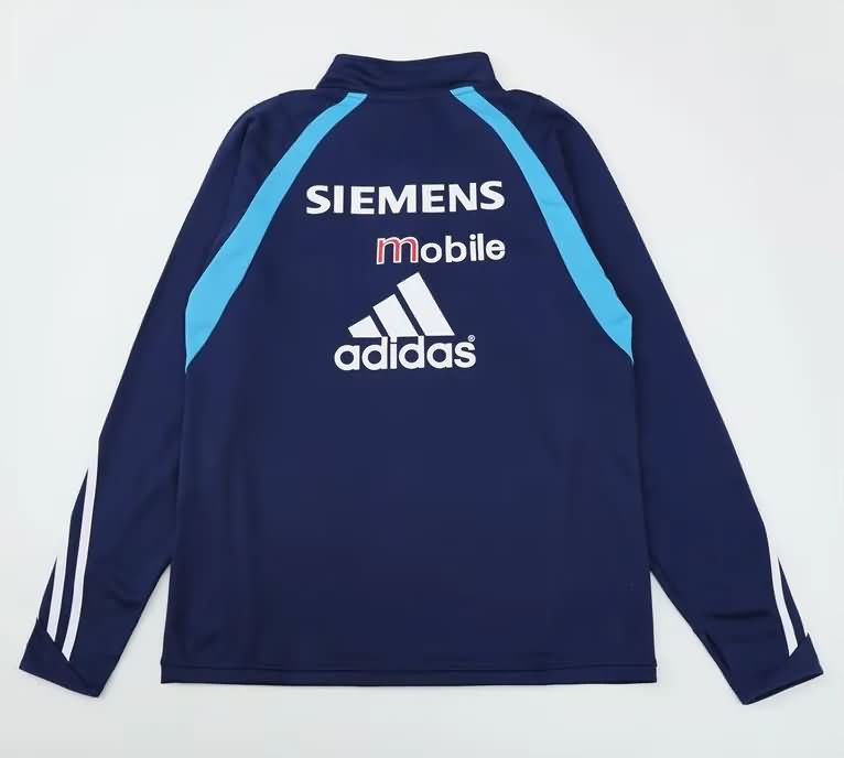 AAA(Thailand) Real Madrid 2003/04 Dark Blue Soccer Sweater