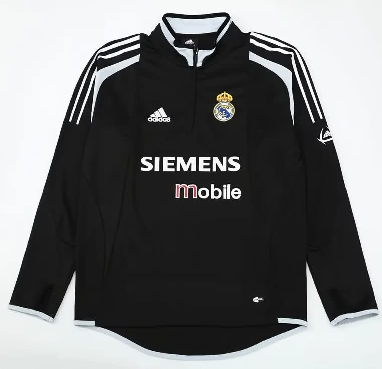 AAA(Thailand) Real Madrid 2004/05 Black Soccer Sweater