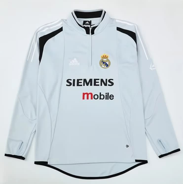 AAA(Thailand) Real Madrid 2004/05 Grey Soccer Sweater