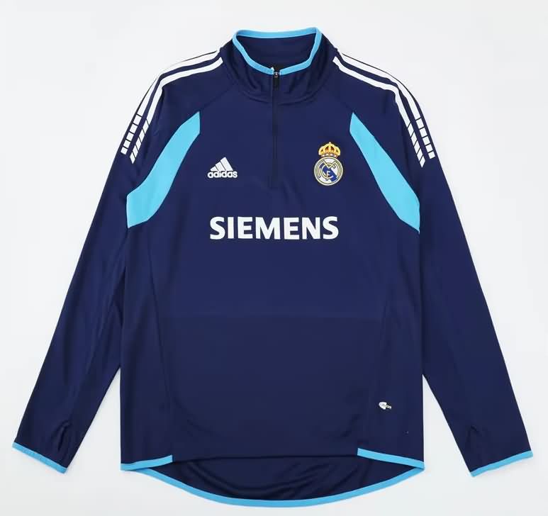 AAA(Thailand) Real Madrid 2005/06 Dark Blue Soccer Sweater
