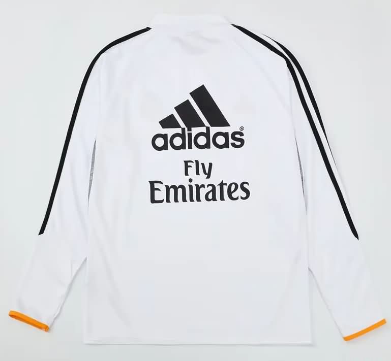 AAA(Thailand) Real Madrid 2013/14 White Soccer Sweater