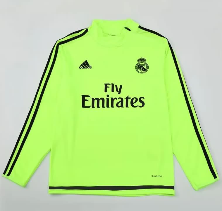 AAA(Thailand) Real Madrid 2015/16 Green Soccer Sweater