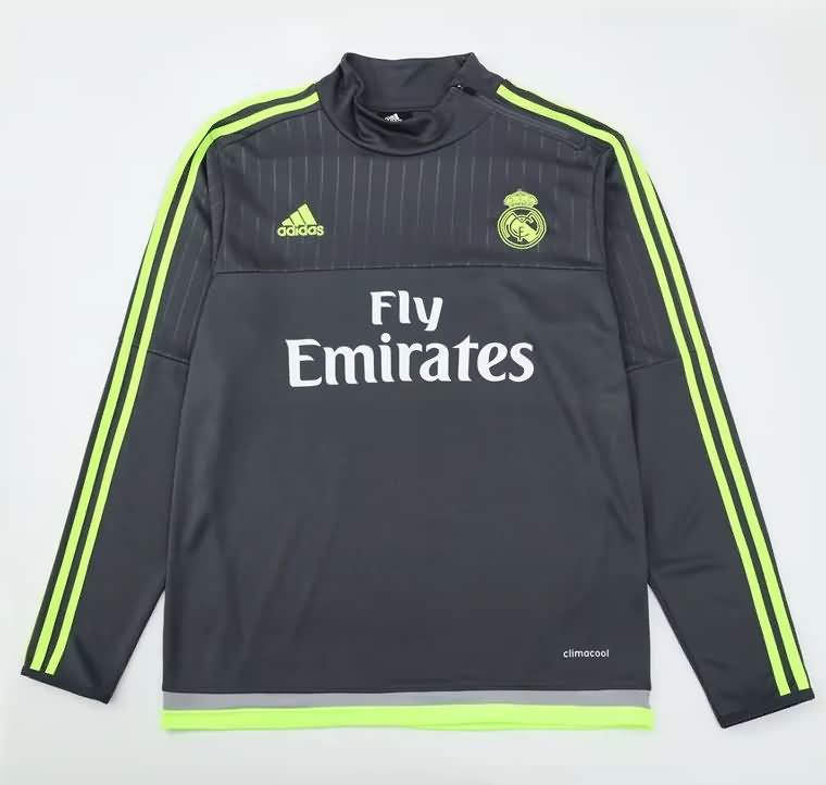AAA(Thailand) Real Madrid 2015/16 Grey Soccer Sweater