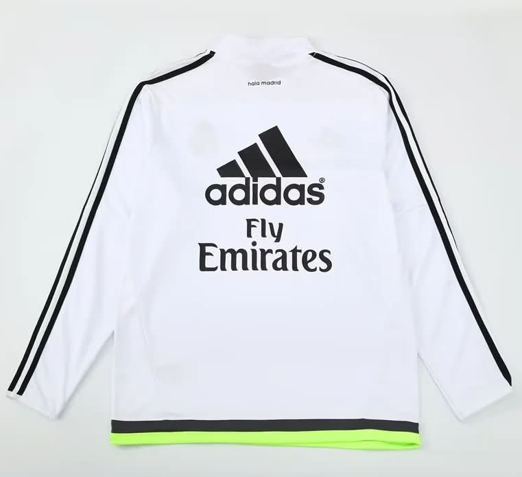 AAA(Thailand) Real Madrid 2015/16 White Soccer Sweater
