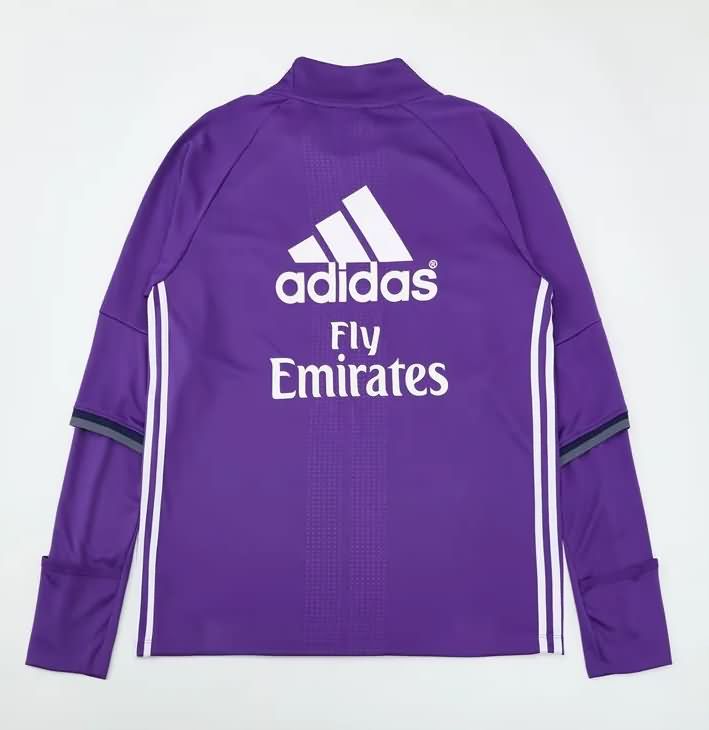 AAA(Thailand) Real Madrid 2016/17 Purple Soccer Sweater