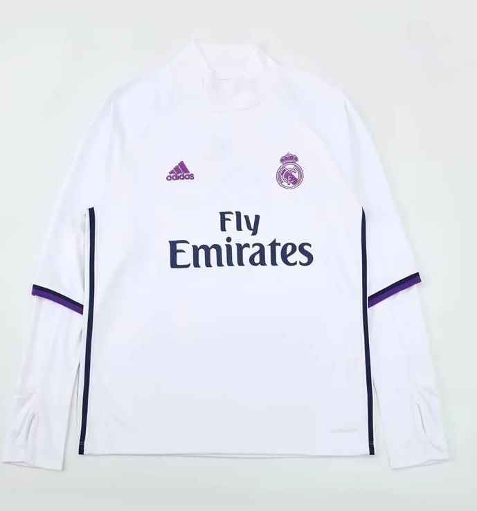 AAA(Thailand) Real Madrid 2016/17 White Soccer Sweater