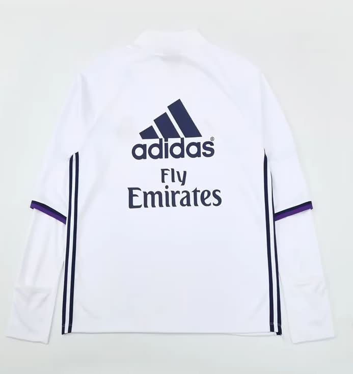 AAA(Thailand) Real Madrid 2016/17 White Soccer Sweater