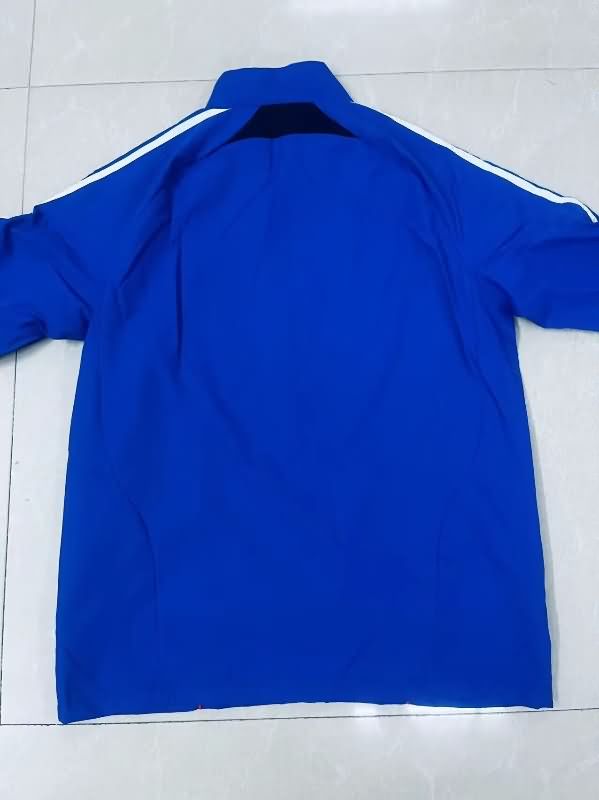 AAA(Thailand) Real Madrid 25/26 Blue Soccer Windbreaker