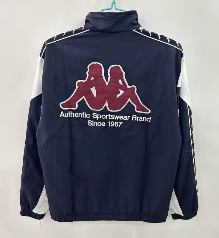 AAA(Thailand) Real Madrid 25/26 Dark Blue Soccer Windbreaker 02