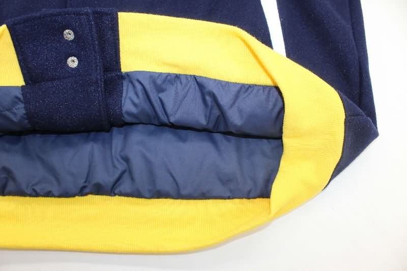 AAA(Thailand) Real Madrid 25/26 Dark Blue Baseball Jacket