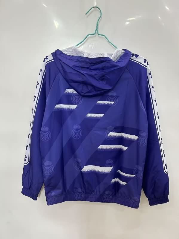 AAA(Thailand) Real Madrid 25/26 Purple Soccer Windbreaker