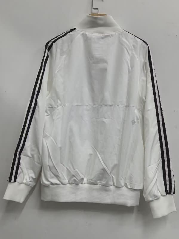 AAA(Thailand) Real Madrid 25/26 White Soccer Windbreaker 02