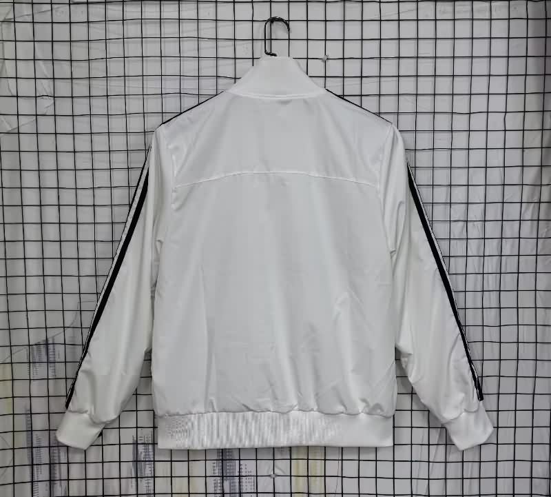 AAA(Thailand) Real Madrid 25/26 White Soccer Windbreaker 05