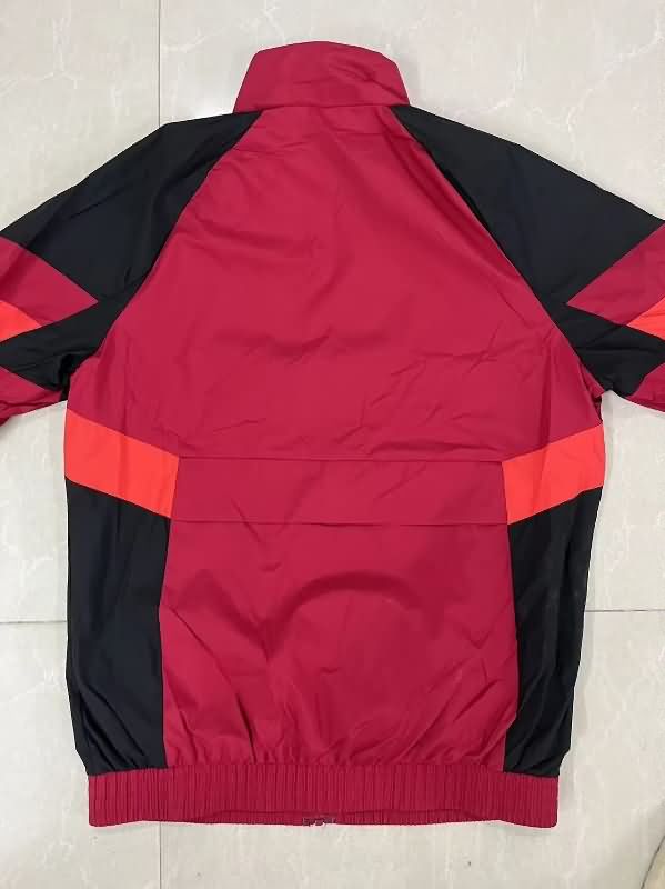 AAA(Thailand) River Plate 2025 Red Soccer Windbreaker