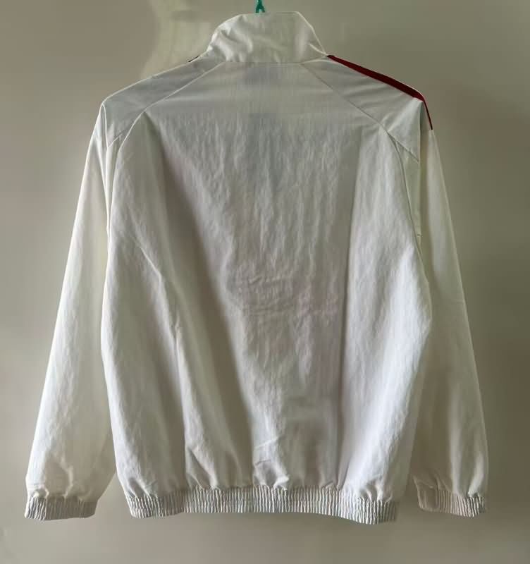 AAA(Thailand) River Plate 2025 White Soccer Windbreaker