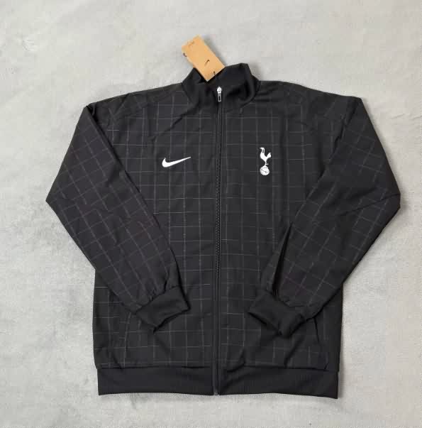 AAA(Thailand) Tottenham Hotspur 25/26 Black Soccer Windbreaker
