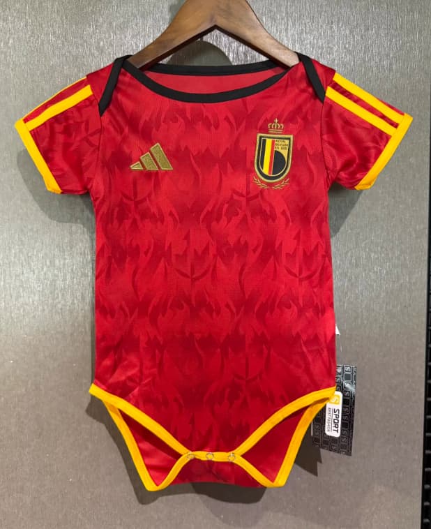 AAA(Thailand) Belgium 2026 Home Baby Soccer Jerseys