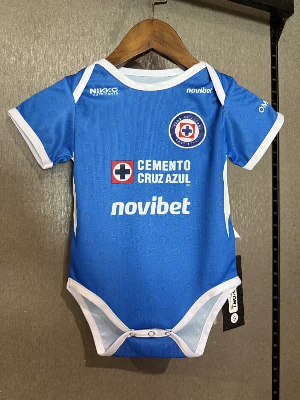 AAA(Thailand) Cruz Azul 26/27 Home Baby Soccer Jerseys AAA(Thailand) Cruz Azul 26/27 Home Baby Soccer Jerseys