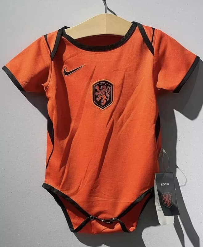 AAA(Thailand) Netherlands 2026 Home Baby Soccer Jerseys AAA(Thailand) Netherlands 2026 Home Baby Soccer Jerseys