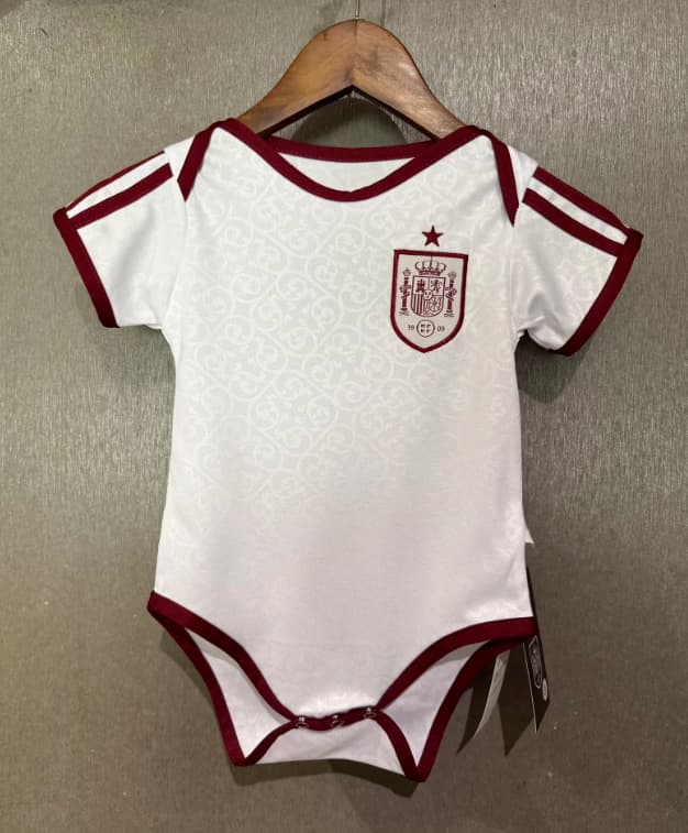 AAA(Thailand) Spain 2026 World Cup Away Baby Soccer Jerseys