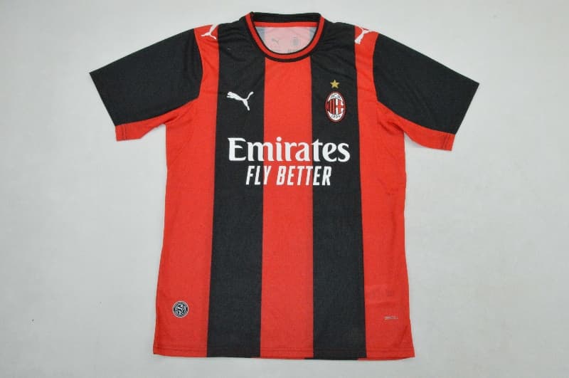 AAA(Thailand) AC Milan 26/27 Home Soccer Jersey AAA(Thailand) AC Milan 26/27 Home Soccer Jersey