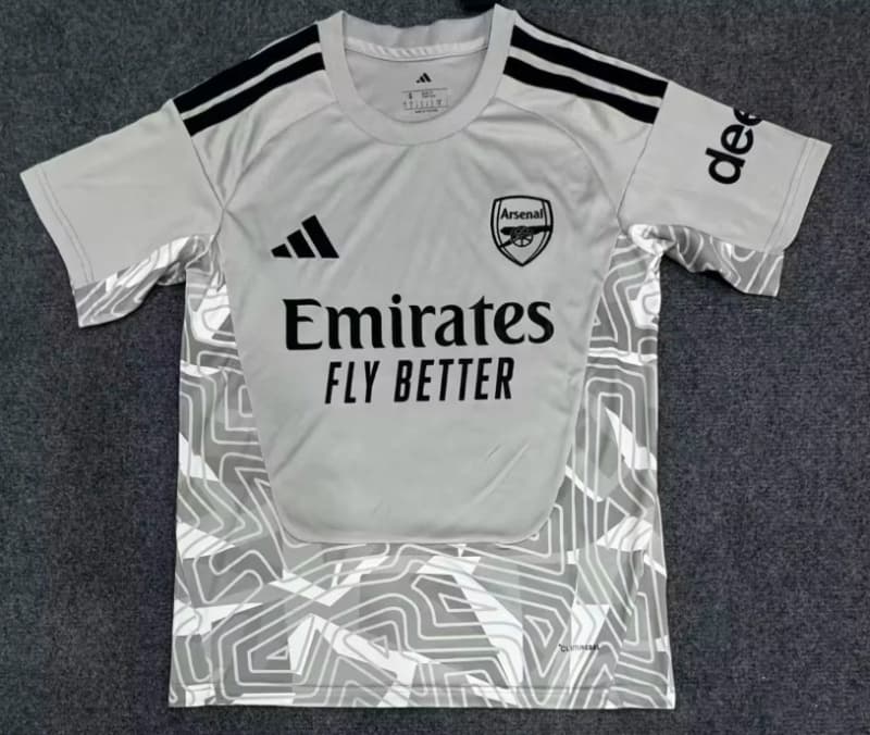 AAA(Thailand) Arsenal 26/27 Goalkeeper Grey Soccer Jersey AAA(Thailand) Arsenal 26/27 Goalkeeper Grey Soccer Jersey