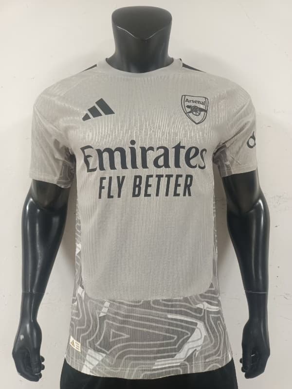 AAA(Thailand) Arsenal 26/27 Goalkeeper Grey Soccer Jersey (Player) AAA(Thailand) Arsenal 26/27 Goalkeeper Grey Soccer Jersey (Player)