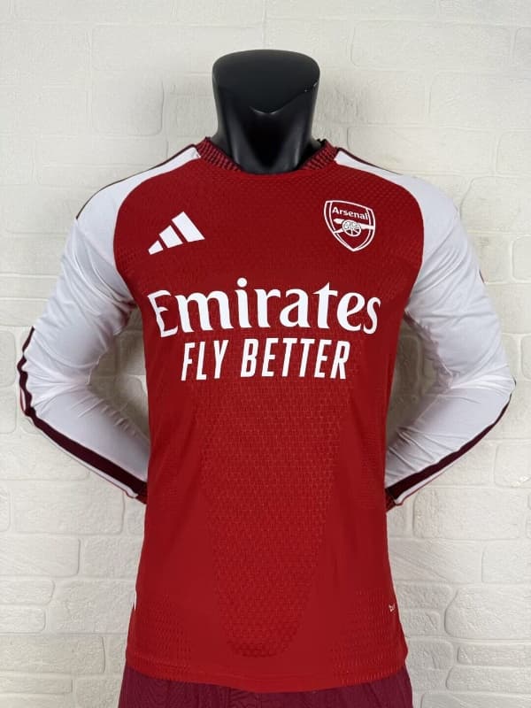 AAA(Thailand) Arsenal 26/27 Home Long Sleeve Soccer Jersey (Player) Leaked AAA(Thailand) Arsenal 26/27 Home Long Sleeve Soccer Jersey (Player) Leaked